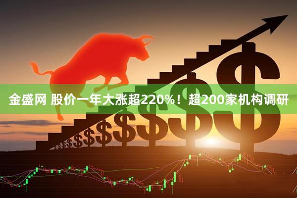 金盛网 股价一年大涨超220%！超200家机构调研